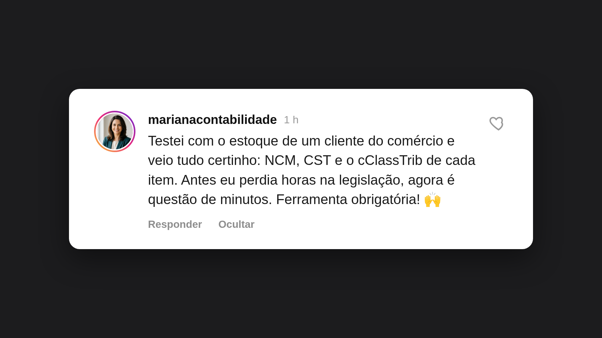Depoimento de cliente sobre o FiscoPro